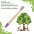 Hadnves 6 Set PCS Kids Bamboo Toothbrushes Soft Bristles Natural Wooden Round Handle Tooth Brush Children Toothbrush