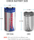 Tenergy 3V CR123A CR123A 4 Pack Lithium Battery, High Performance Cell Batteries PTC Protected for Smart Sensors