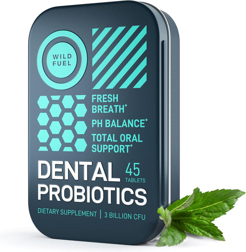 Dental Probiotic for Teeth and Gums - 3bn CFU Lactobacillus Salivarius Probiotic for Fresh Breath, 45 Tablets