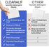 Laundry Detergent Sheets, Fresh Linen, Up to 320 Loads, Eco-Friendly & Hypoallergenic, CLEARALIF (80 Sheets, Pack of 2)