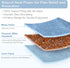 SuzziPad Microwave Heating Pad, 6.5x12” Reusable Moist for Cramps, Joint Pain Relief, Sore Muscle, Heat Pad (Blue)