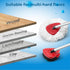 Spin Mop Head Replacement for EasyWring 1 Tank - Upgraded Scrub Brush Mop Set with 2 Microfiber Mop Refills and Handle