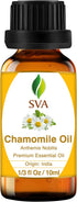 SVA Chamomile Essential Oil – 1/3 Fl Oz, 100% Natural for Diffuser, Hair Care, Face, Skin Care, Aromatherapy