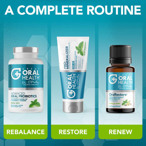 Oral Probiotics for Bad Breath Treatment, Dentist Formulated with BLIS K12 M18, 60 Chewable Tablets