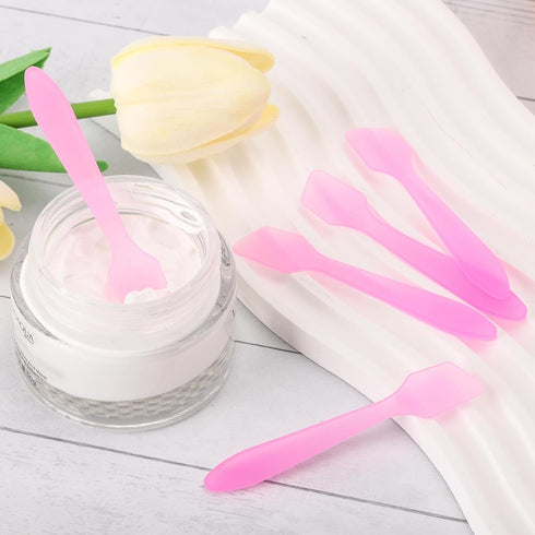 Tbestmax 300 PCS Mini Cosmetic Spatulas, 3.2" x 0.6" Disposable Makeup Spatulas for Facial Creams and Skin Care