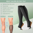 OUIVIAL 3 Pack 20-30mmHg Copper Compression Socks for Women&Men, Open Toe Knee High Support Socks for Varicose