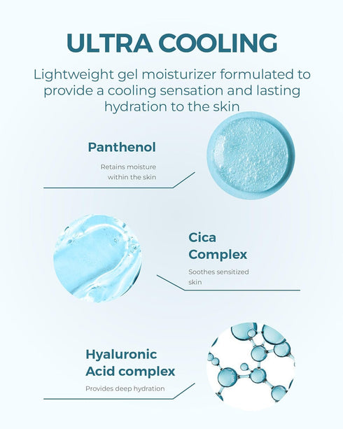 ECO BEYOND Angel Aqua Cream (5.1fl oz) - Instant Cooling, Hydrating, Soothing Lightweight Face Gel Moisturizer