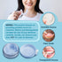 Denture Case with Brush & Portable Toothbrush Box, 100% No-Leak Retainer Box Set for Traveling, Blue