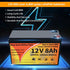 Kingboss 12V 8AH LiFePO4 31 100A 8000+ 1280Wh IP65 (12V 8Ah) Battery, Group Lithium Battery Built-in BMS Deep Cycles