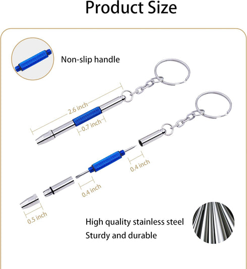 HIQU and HIST 4 4 1 Set, Tool(4 Pcs Mini Eyeglass Screwdriver, in Watches Precision Screwdriver Kit, Eyeglass Repair