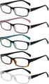 Yogo Vision Reading Glasses – 5 Pairs Fashion Ladies Quality Designed Spring Hinge Readers