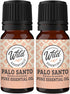 Wild Essentials Palo Santo Essential Oil, 2 Pack of 10ml, 100% Pure, Cleansing and Relaxing Oil, Made in USA