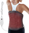 Snailax Heating Pad for Back Pain Relief, 16”x24” Electric Heat Pad with Adjustable Strap