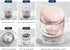 MURRI&MURRDI Retainer Case, Denture Bath Box with Strainer Basket, Cute Holder for Travel (Pink)