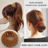 TOBATOBA Bird Nest Magic Hair Clip, 7Pcs Lazy Bird's Nest Plate Hairpin, Expandable Ponytail Holder, Velvet Hair Clips