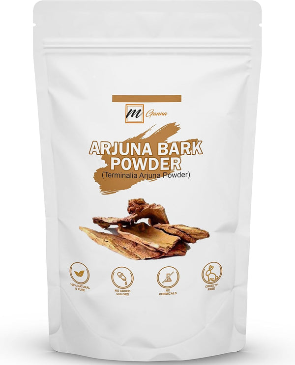 100% Natural Arjuna/Terminalia Arjuna Powder for Smooth Skin, Strong Hair, and Good Health, 0.5 LBS