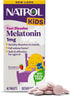 Natrol Kids Fast Dissolve Melatonin 1 mg Dietary Supplement for Restful Sleep, 40 Strawberry-Flavored Tablets, 40 Day