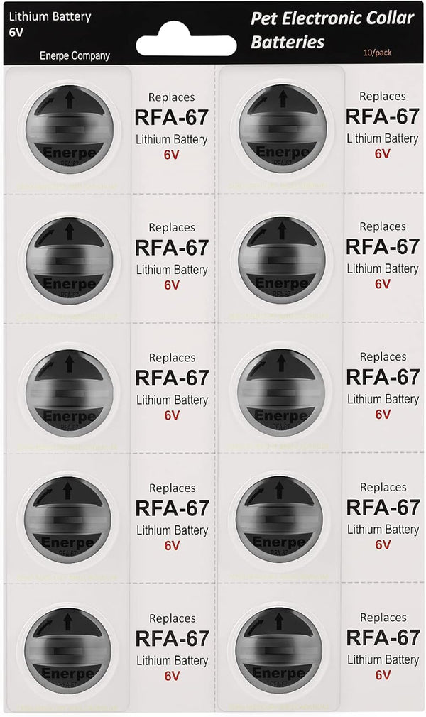 RFA-67 RFA-67D-11 6V Replacement Battery - Long-Lasting & High Capacity Compatible with Pet Safe Electronic Collars,