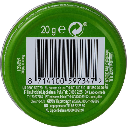 Vaseline Lip Balm Aloe Vera (20g/0.705oz, 6X20g/0.705oz)