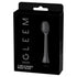 GLEEM Toothbrush Replacement Brush Heads Refill, Black, 2 Count
