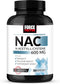 FORCE FACTOR NAC Supplement, N-Acetyl Cysteine 600 mg, Immune Support, 200 Vegetable Capsules