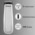 KEMEI Mini Hair Trimmer, Portable Cordless Clipper for Men & Women, Precision Haircut Tool, Silver, Travel-Friendly
