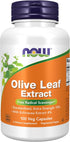 NOW Foods Supplements, Olive Leaf Extract with Echinacea Extract 4%, Extra Strength, 100 Veg Capsules