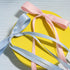 Women's Hair Clips with Tassels, 4pcs Barrettes Claw Clips with Ribbon Bowknot & Long Tails (Pink, Light Blue, White,