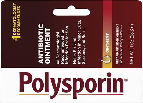Polysporin First Aid Topical Antibiotic Ointment - 1 oz for Infection Protection & Wound Care