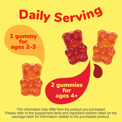 Gummies Immune 60 L'il Critters C Plus Zinc and Vitamin D Ea