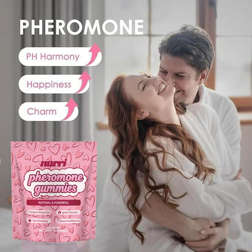 Nurri Pheromone Gummies 60 Gummies (1) for Her, Gomitas De Feromonas para Mujer, with Slippery Elm, Supports