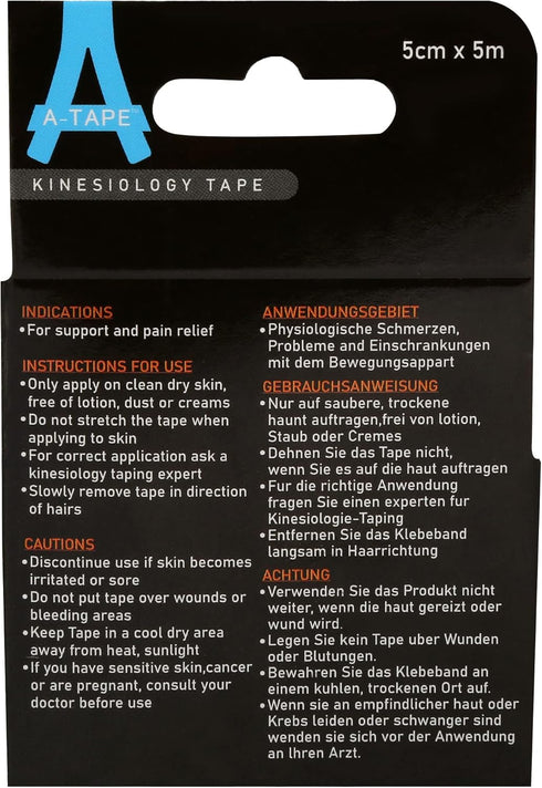 Made in Korea Kinesiology Tape for Physiotherapy, Athletic Therapeutic Muscle Tape for Sports Injury Relief