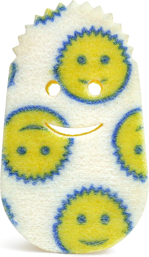 Scrub Daddy Dish Wand Scrubbing Brush with Handle, Soap Dispensing Dish Brushes, Texture Changing Washing Up Sponges