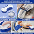 Set CELOX Kitchen Scrub Brush with Ergonomic Handle, Deep Cleaning Brushes, Include Dish Brush (Blue White)