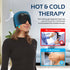 Pack Migraine Relief Cap Ice Head Wrap and Hat | Hot/Cold Gel with Face and Eye Mask Compress for Headache Relief