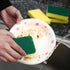 24 Pack Sponge Individually Wrapped, Bulk Kitchen Dishwashing Sponge, Non Scratch Scouring Pad for Travel.