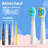 SG-2303 4 SEAGO Kids Electric Toothbrush Replacement Brush Heads Refill PCS White