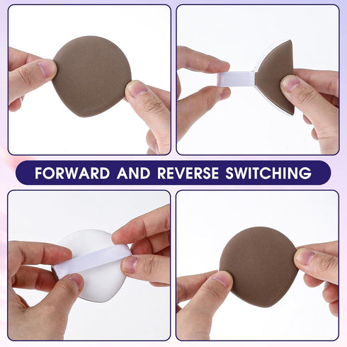7Pcs Korean Makeup Sponge Puff Set for Foundation, Concealer, and Setting Powder, Teardrop Blender