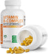 Immune 120 Bronson Vitamin B Complex with Vitamin C - Health, Energy Support & Nervous System Support - Non-GMO