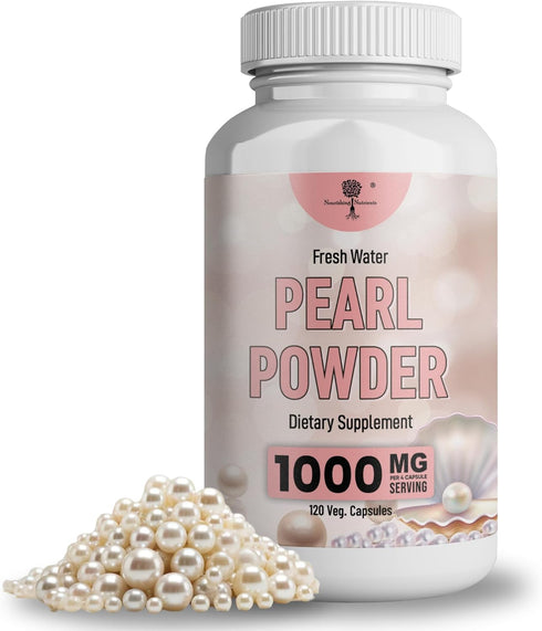 Pearl Powder Supplement for Skin Health - Anti-Aging, Antioxidant & Collagen Production - Supports Healthy Eyes, Hair &