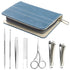 Manicure Sets Pedicure Kits Stainless Steel Nail Clipper Personal Care Tools 7 in 1 with PU Leather Case At-Home Manciure Kit and Nail Care Tools Gift for Men Women Family Friends