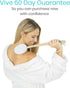 Vive Lotion Applicator for Back, Feet (17.5") - Self Washer Beauty Shower Sponge, Long Handle Cream Wand for Elderly,