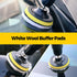 Holikme 30Pack Drill Brush Attachments Set - Power Scrubber Brush with Extend Long Attachment for All Purpose Cleaning