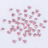 1 Box 12Grids Nail Art Rhinestones, 1660Pcs Light Pink Gems with Storage Organizer Box for Nail Art Craft