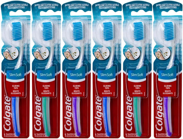 Colgate Slimsoft Toothbrush, Pack of 6