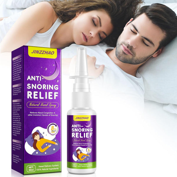 JINZZHAO Anti Snoring Spray, Snoring Solution to Help Open The Throat & Air