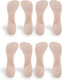CB 4-Pairs Silicone Gel Invisible Slim Inserts, Arch Support Insoles for Women High Heel Shoes 5-7, Nude