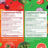 Fruits and Veggies Supplement - 90 Fruit and 90 Vegetable Capsules, 100% Whole Natural Superfood, Supports Energy