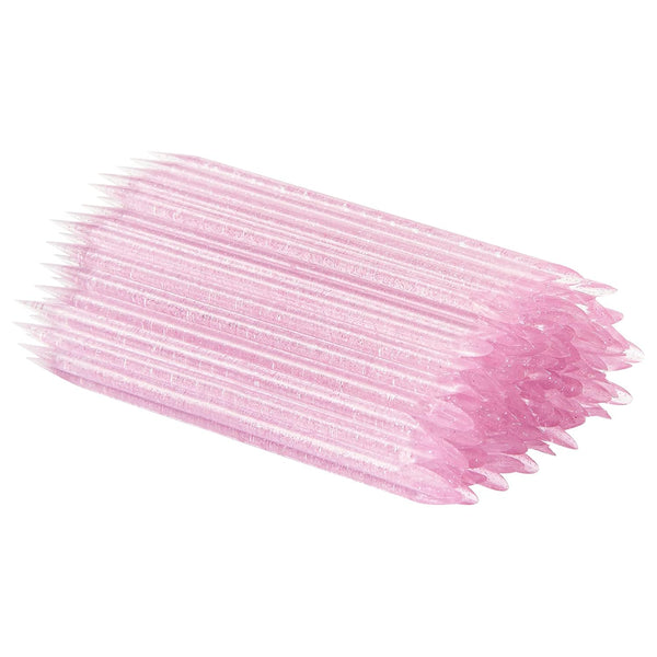 Vaincre 100 PCS Disposable Nail Stick Cuticle Pusher, Double Sided Cleaning Tool for Manicure and Pedicure