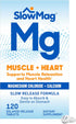 SlowMag Muscle + Heart Magnesium Chloride with Calcium Supplement, 120 Count for Muscle Relaxation and Heart Health